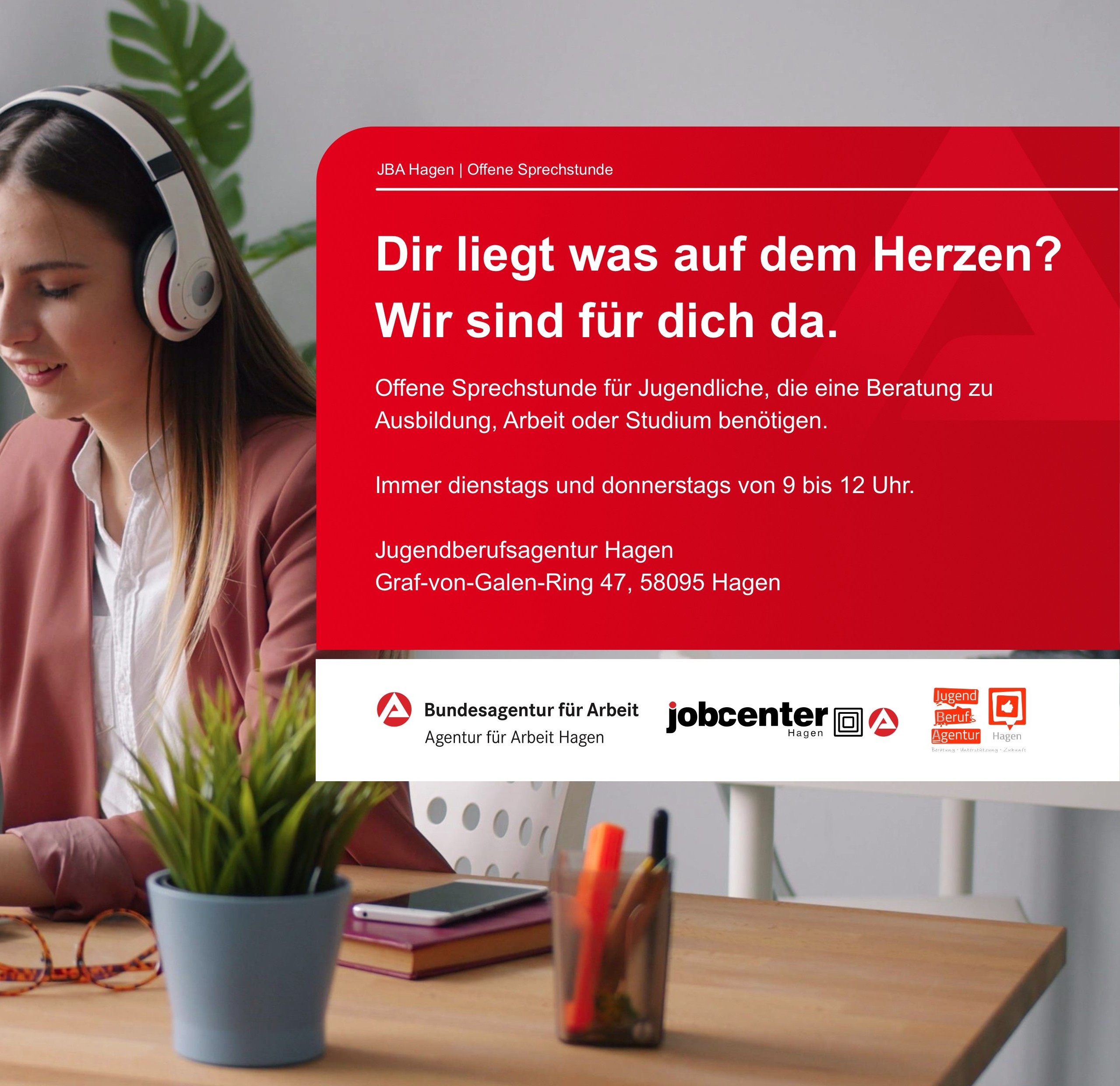immer dienstags und donnerstags // Hagen // Offene Sprechstunde